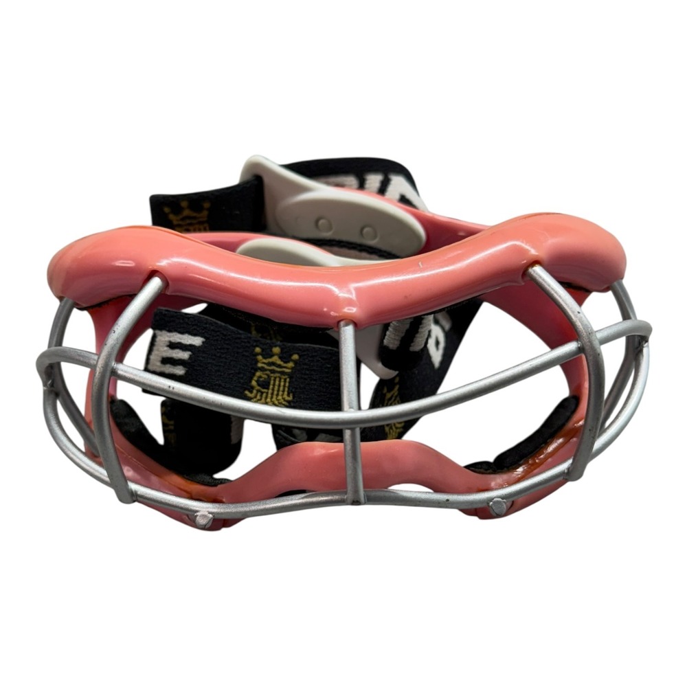 Brine Vantage Lacrosse Field Hockey Goggles Pink Silver Eye Protection Mask